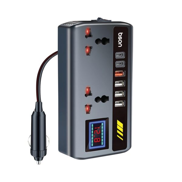 Voltra 200W Power Inverter – Compact Backup Power with 6 Output Ports - Image 4
